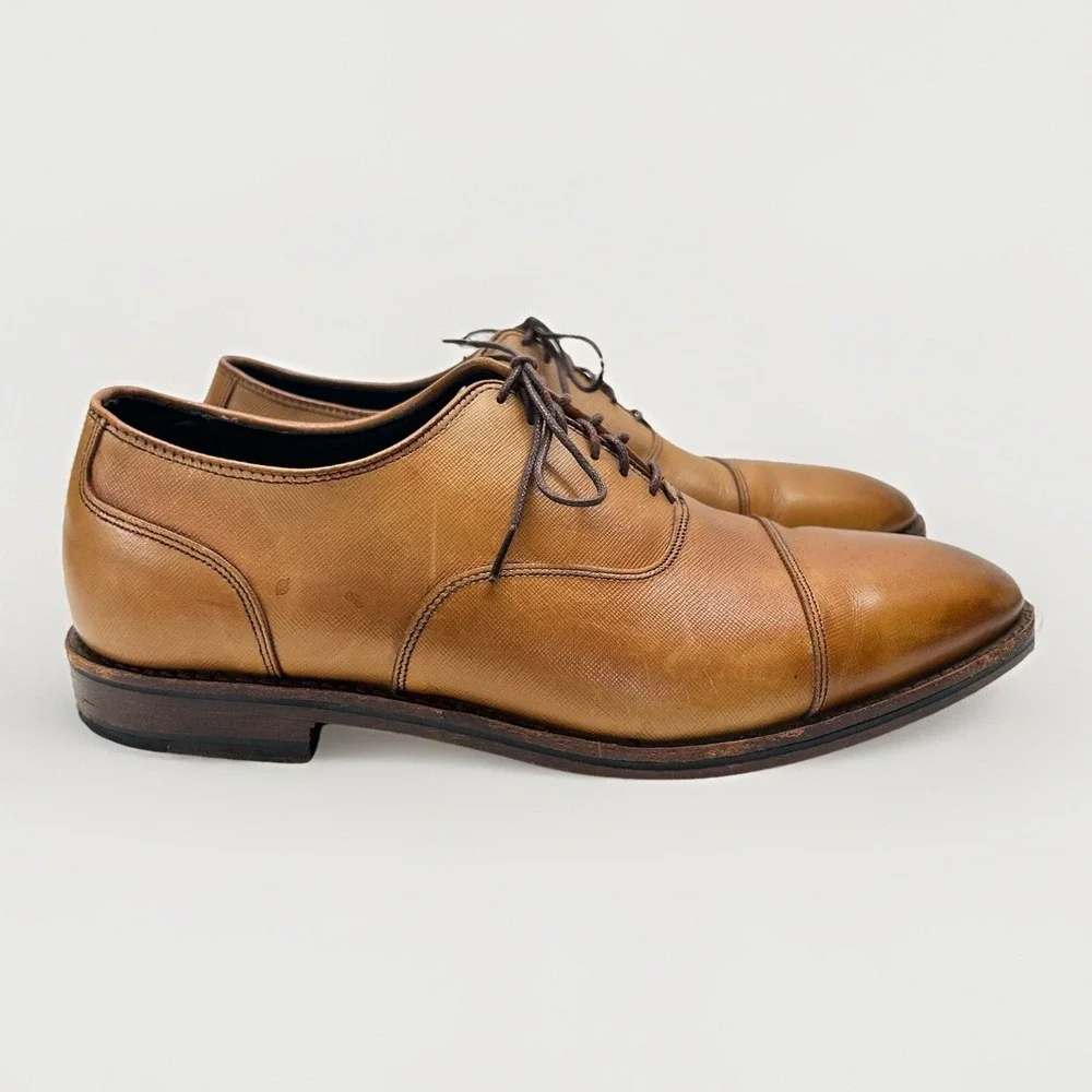 Allen Edmonds Port Washington Bond Street Dress Shoe Oxford Men's 9.5D Walnut